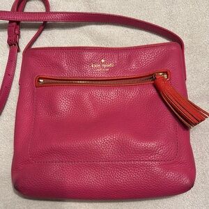 Kate Spade Pink Leather Crossbody Bag